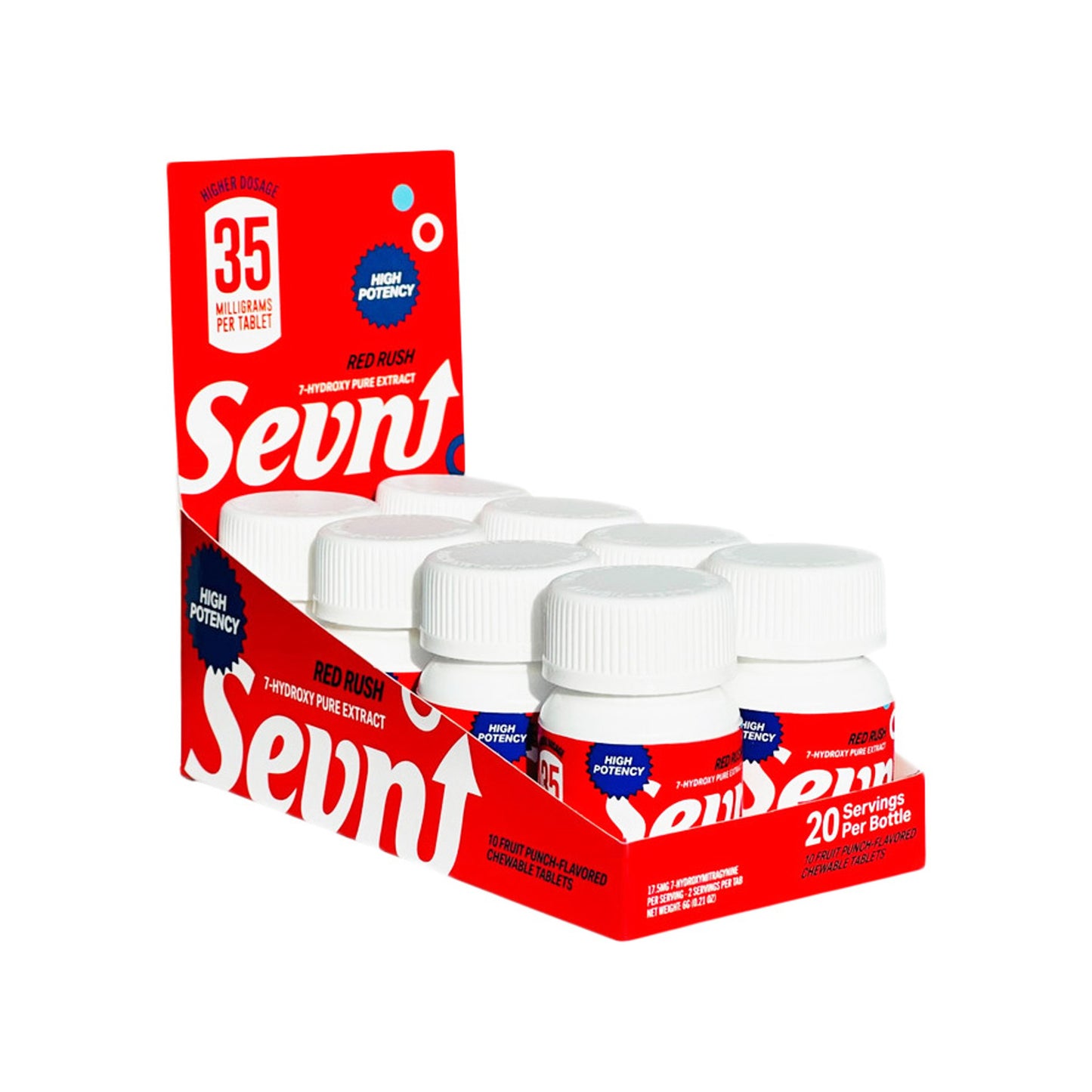 SEVN – 35MG 7-HYDROXY 10 COUNT ONE BOTTLE