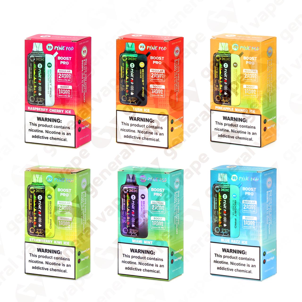 Pyne Pod Boost Pro Disposable Vape (5%, 20000 Puffs)