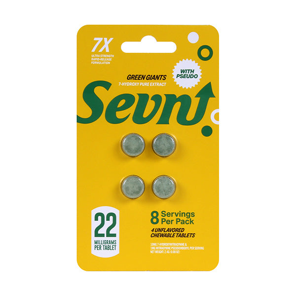 Sevn Kratom 22mg 7-Hydroxy Tablets 4pk