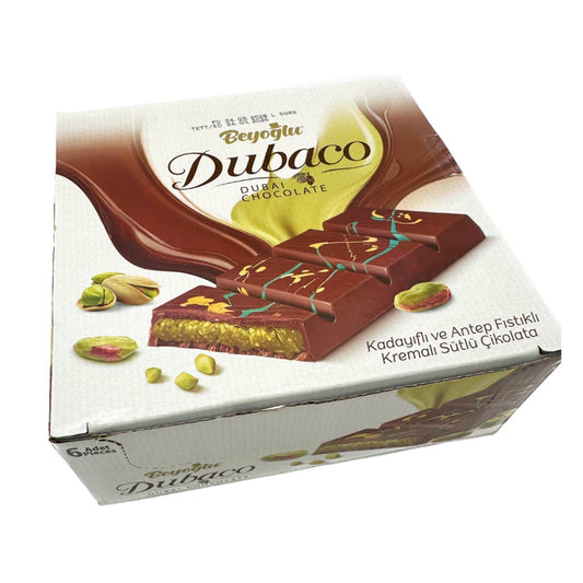 Dubaco Dubai Chocolate Bars 200gr - 6pk