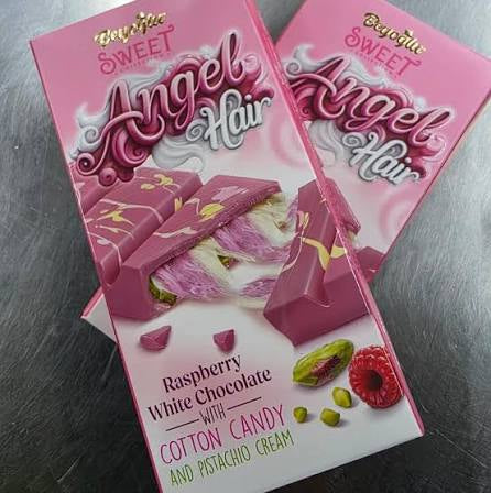 Dubai Angel Hair Raspberry Chocolate W/ Cotton Candy And Pistachio 6PK