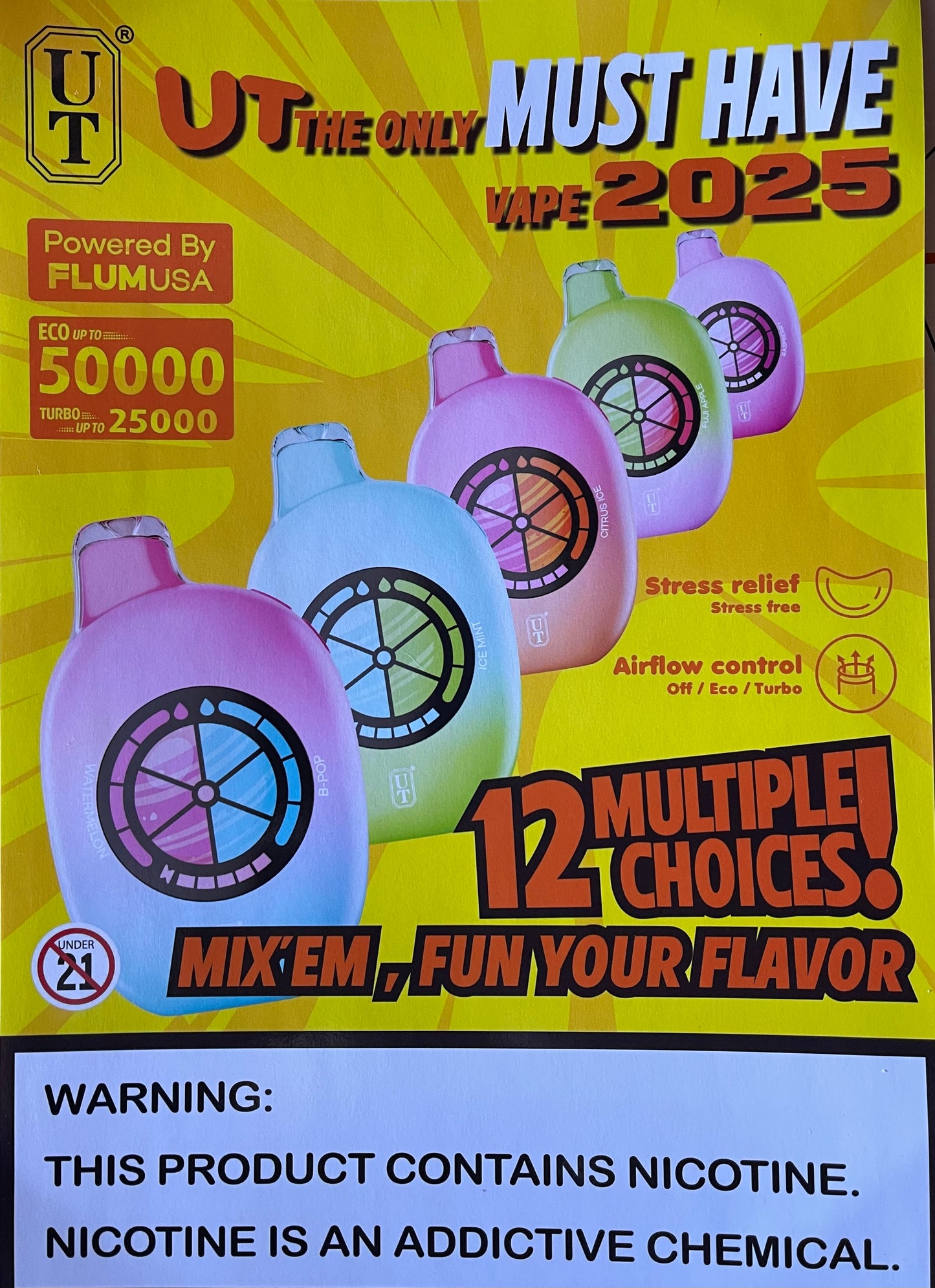 UT 50k Two Flavor In One Device