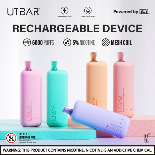 UT BAR VAPE POWERED BY FLUM