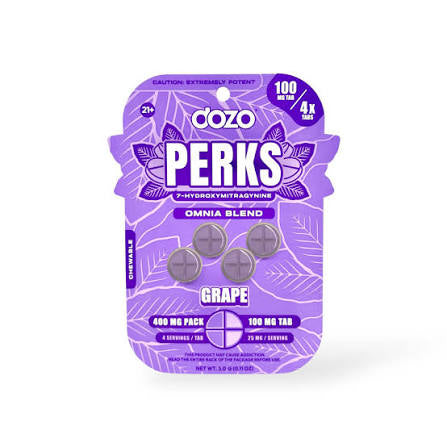 4ct 100mg Dozo PERKS 7-OH