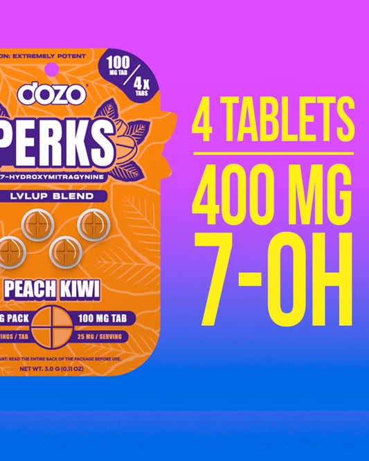 4ct 100mg Dozo PERKS 7-OH
