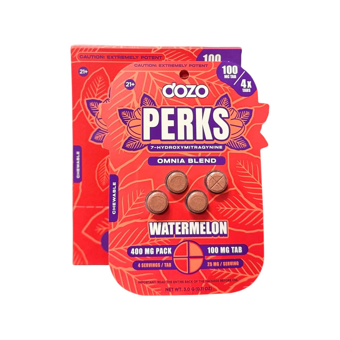 4ct 100mg Dozo PERKS 7-OH